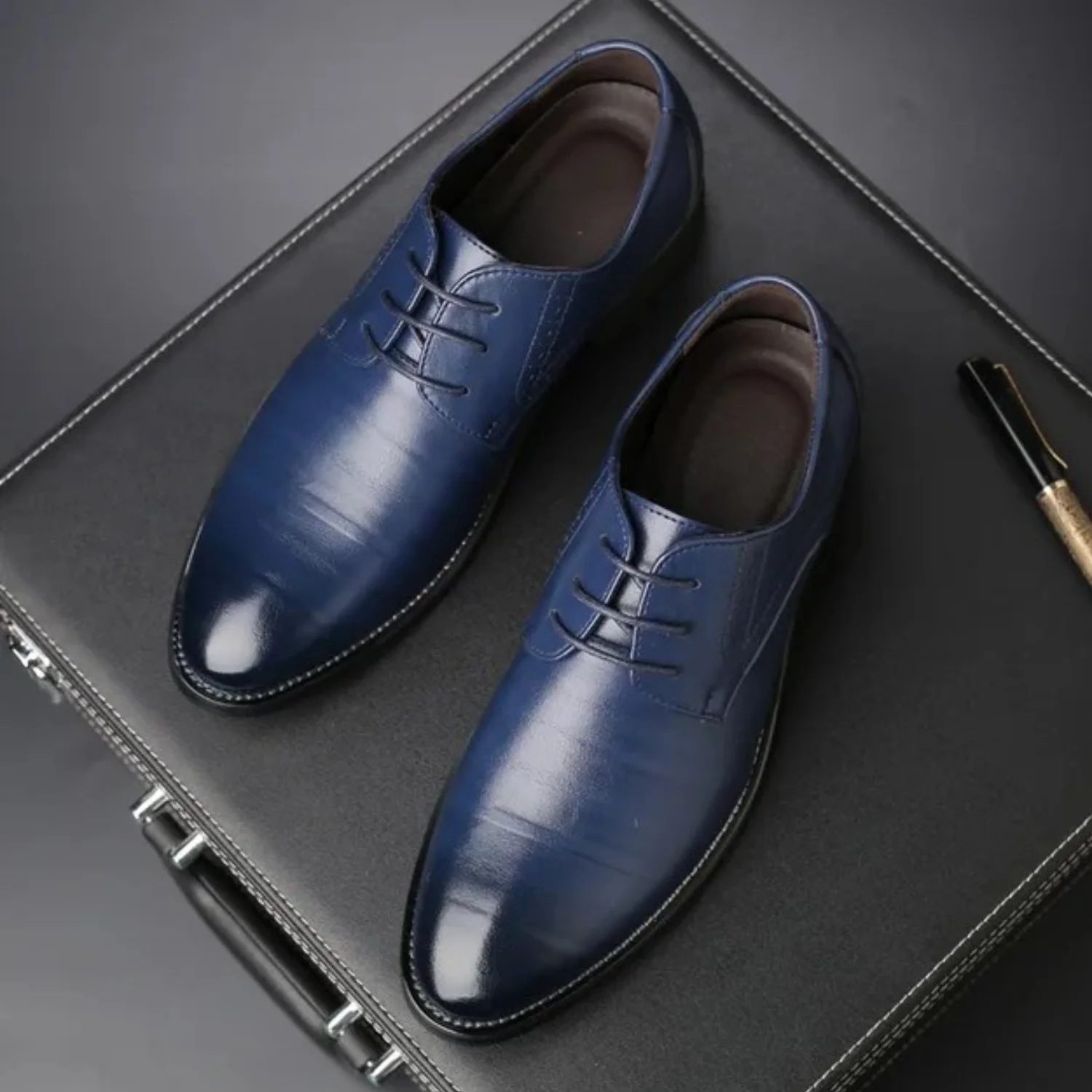 Heidi-Mode | Business Style Anzugschuhe Herren Aus Kalbsleder