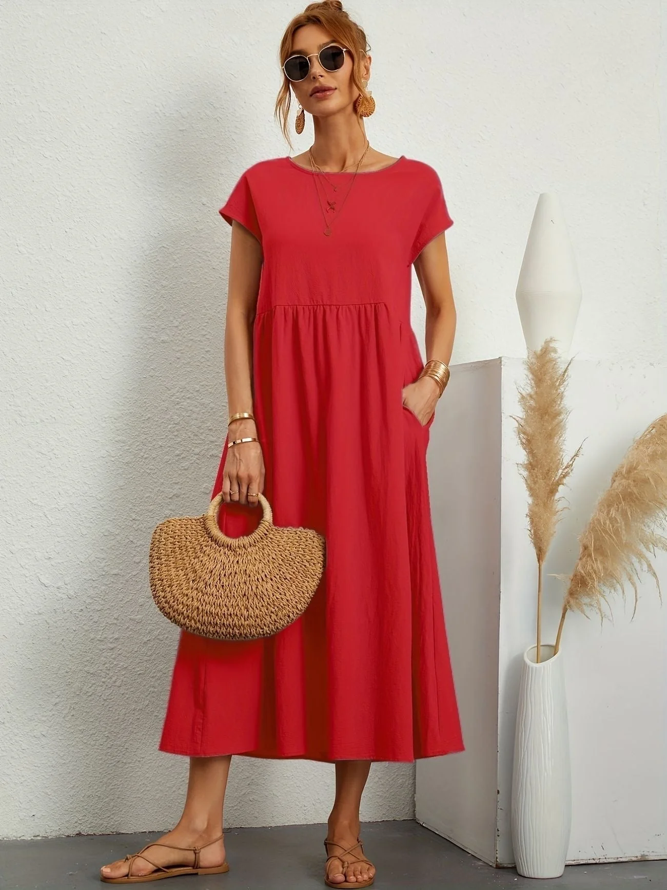 Heidi-Mode | Kleid mit Rundhalsausschnitt - Image 15
