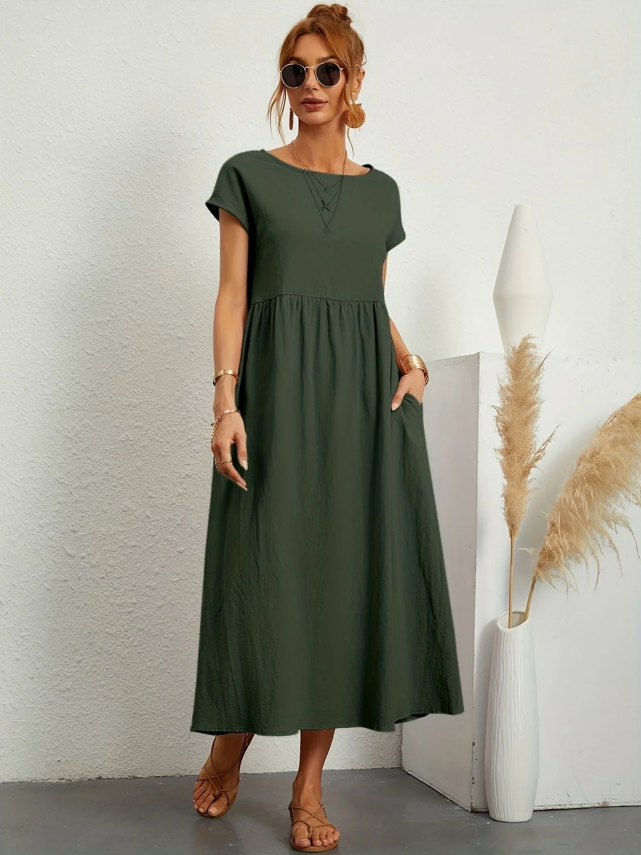 Heidi-Mode | Kleid mit Rundhalsausschnitt - Image 23