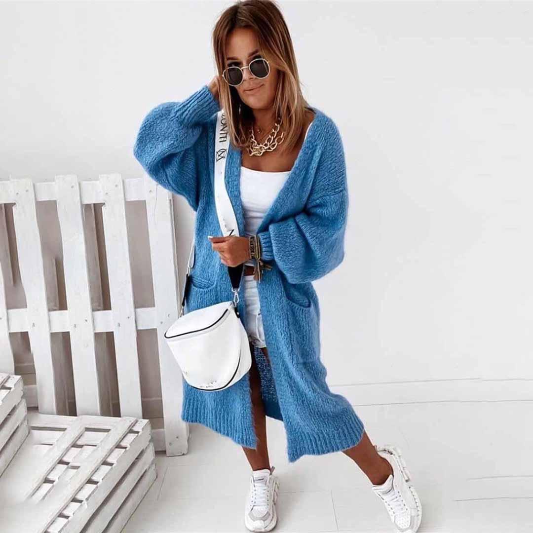 Heidi-Mode | Cardigan Comfy Lange Damen Cardigan