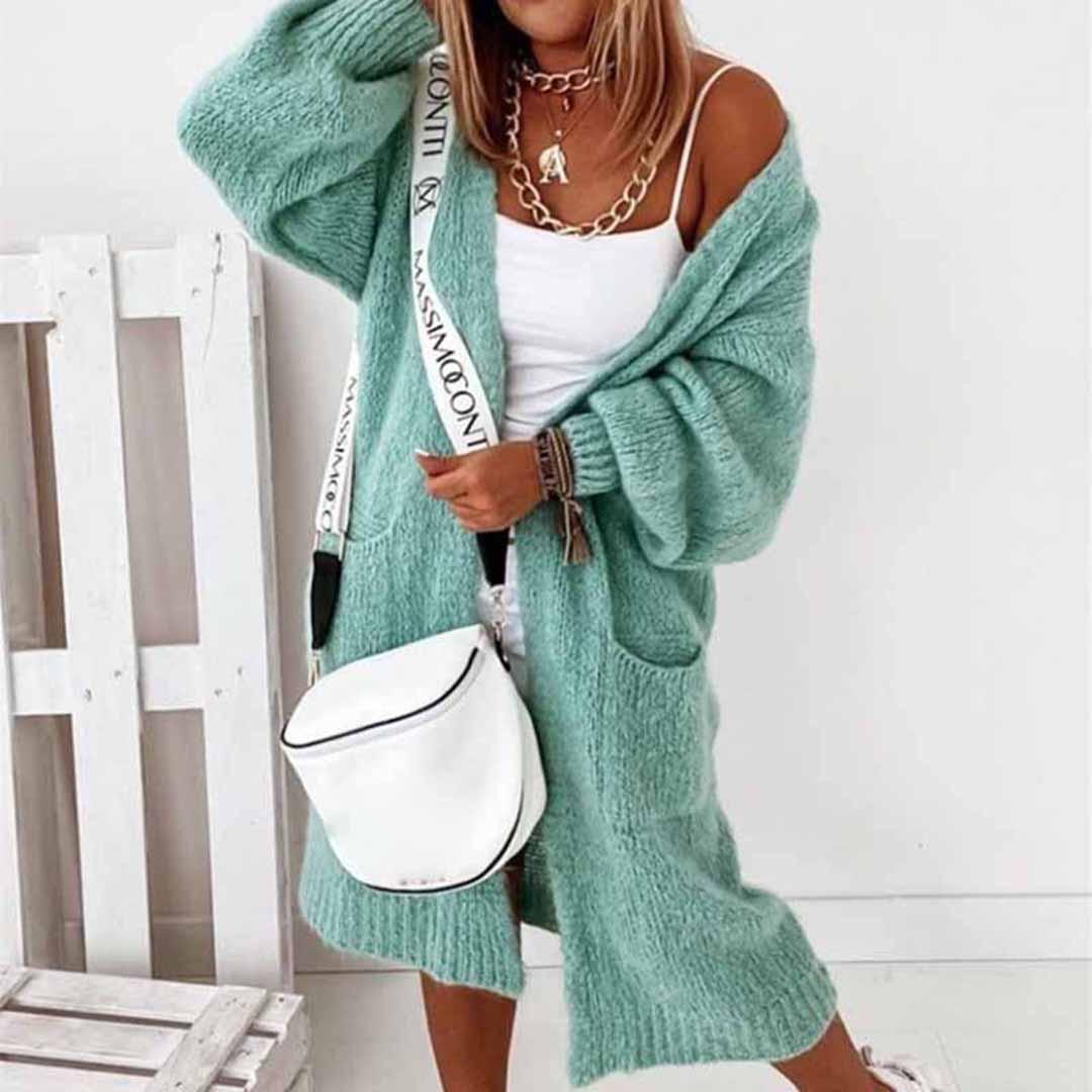 Heidi-Mode | Cardigan Comfy Lange Damen Cardigan - Image 13