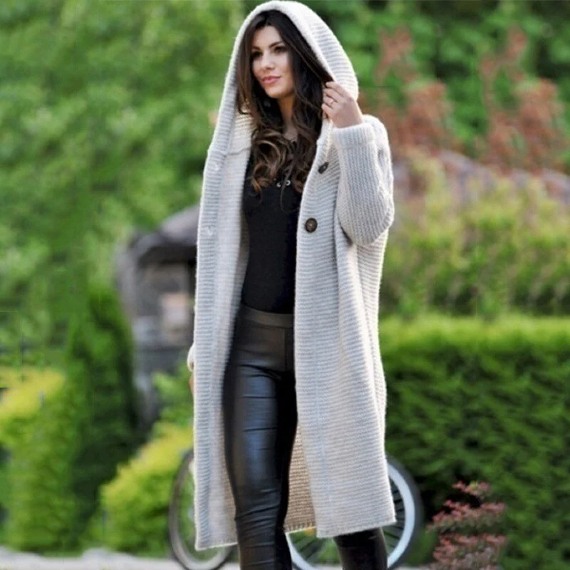 Heidi-Mode | Cardigan mit Kapuze Schöner Cardigan mit Stil - Image 7