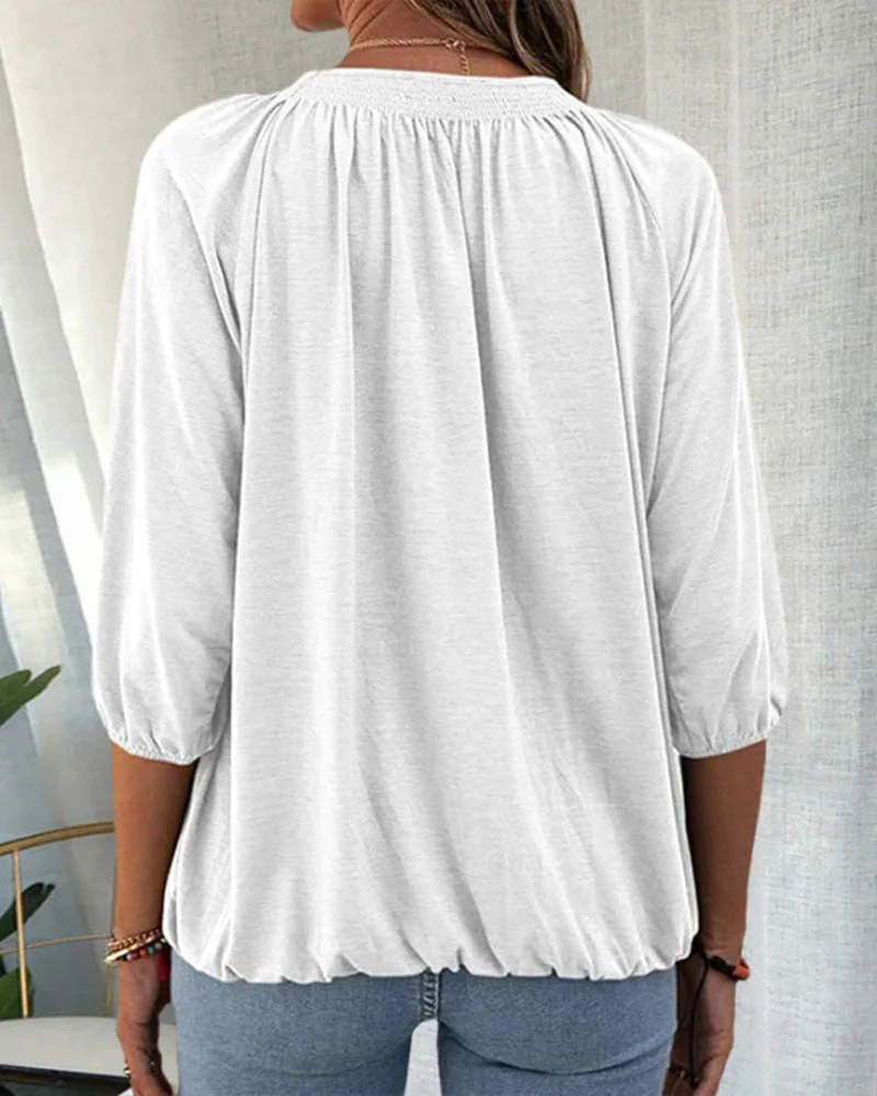 Heidi-Mode | Schicke Bluse mit Bischofsärmeln - Image 3