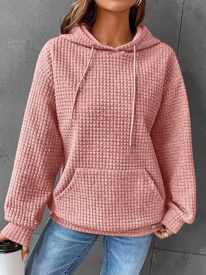 Heidi-Mode | Casual Hoodie Einfarbig für Damen - Image 5