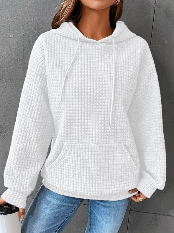 Heidi-Mode | Casual Hoodie Einfarbig für Damen - Image 7