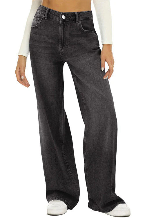 Heidi-Mode | Rosiedress Lässige Weite Beinhosen Aus Zerrissenem Denim - Image 4