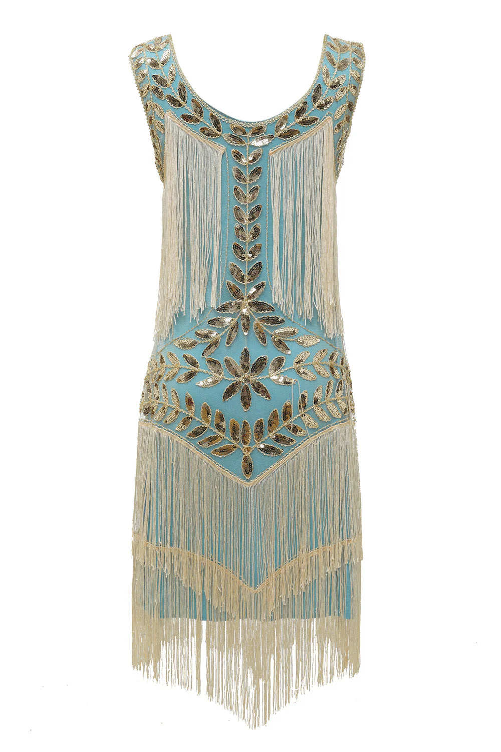 Elegantes Charleston-Paillettenkleid mit Hapsut-Schnitt für Festliche Anlässe Heidi-Mode - Image 12