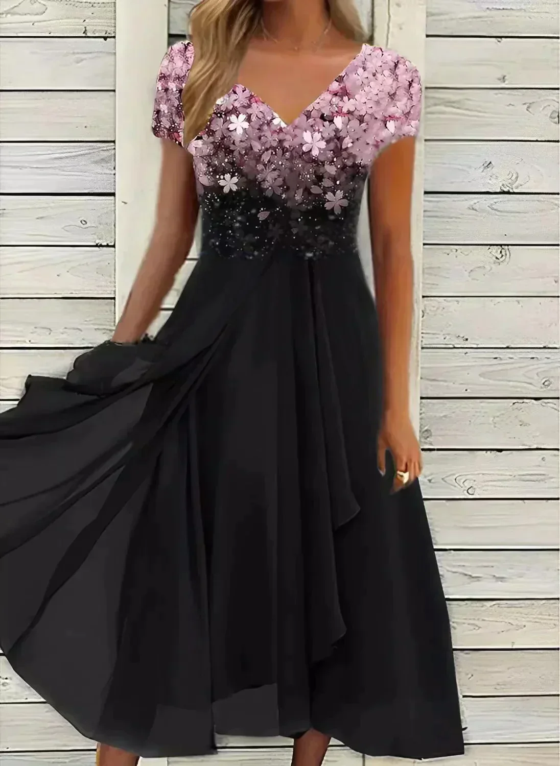 Heidi-Mode | Damen Chiffonkleid - Image 2