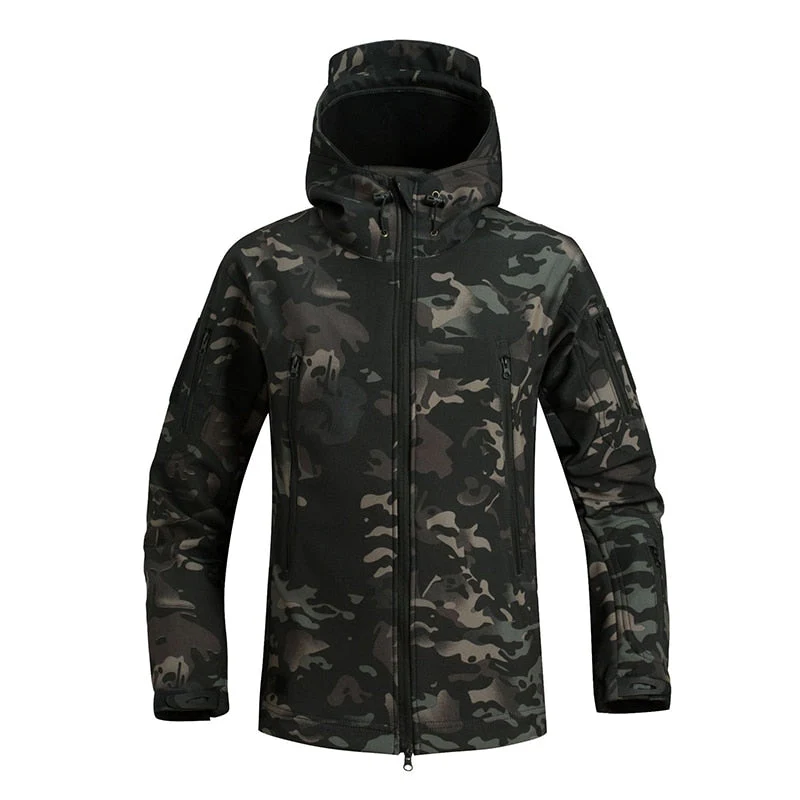 Heidi-Mode | Outdoor-Jacken Taktische, Winddichte und Wasserdichte Herrenjacke - Leicht, Atmungsaktiv und Bequem