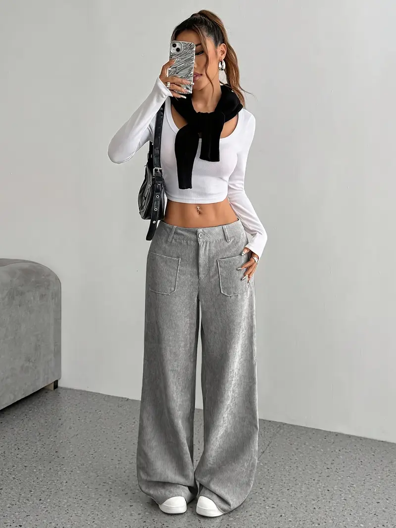 Heidi-Mode | Cordhose mit Weitem Bein für Frauen - Image 6