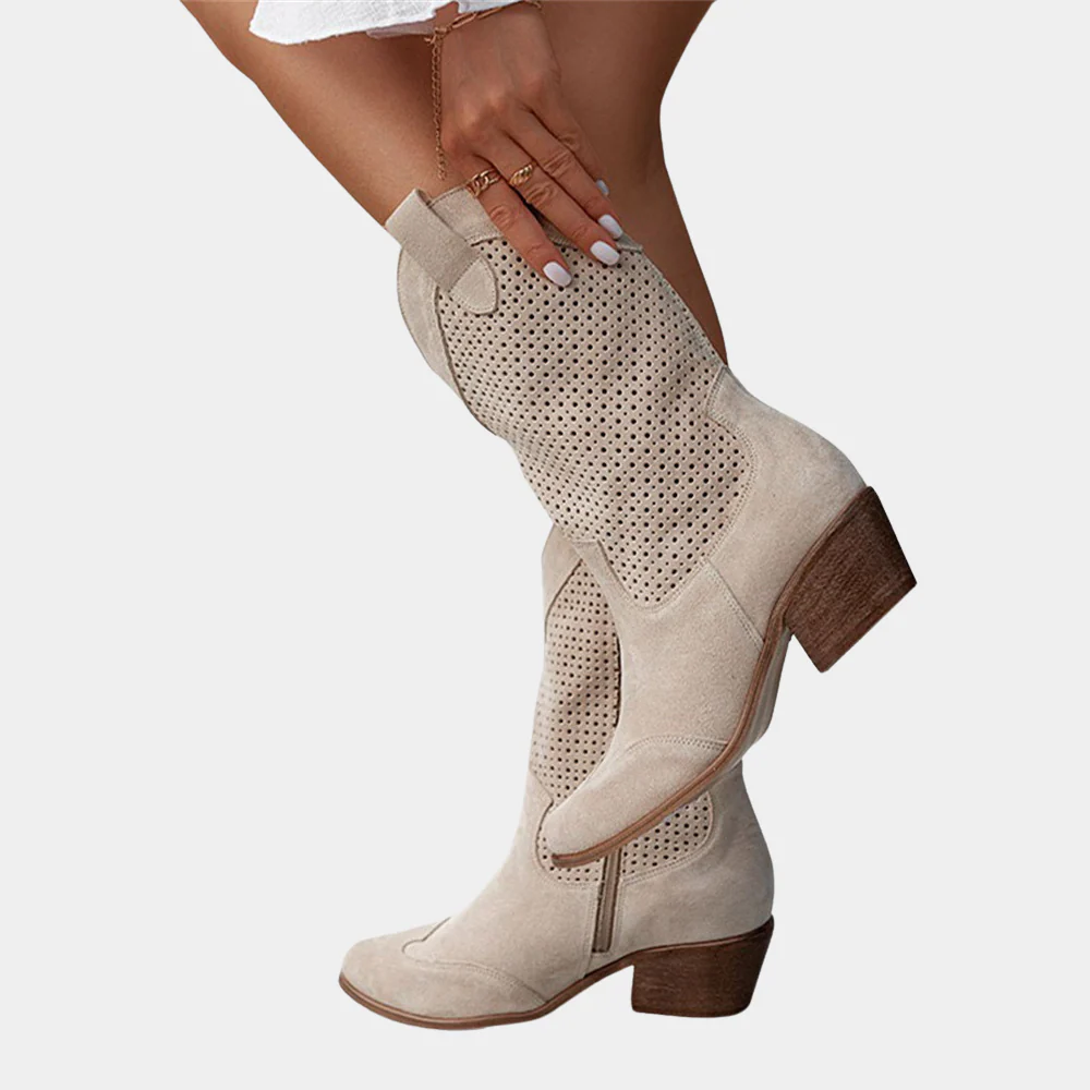 Heidi-Mode | Cowboystil Orthopädische Stiefel für Frauen Komfortabel & Modisch