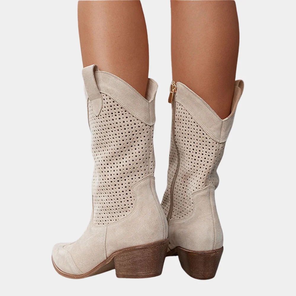 Heidi-Mode | Cowboystil Orthopädische Stiefel für Frauen Komfortabel & Modisch - Image 3