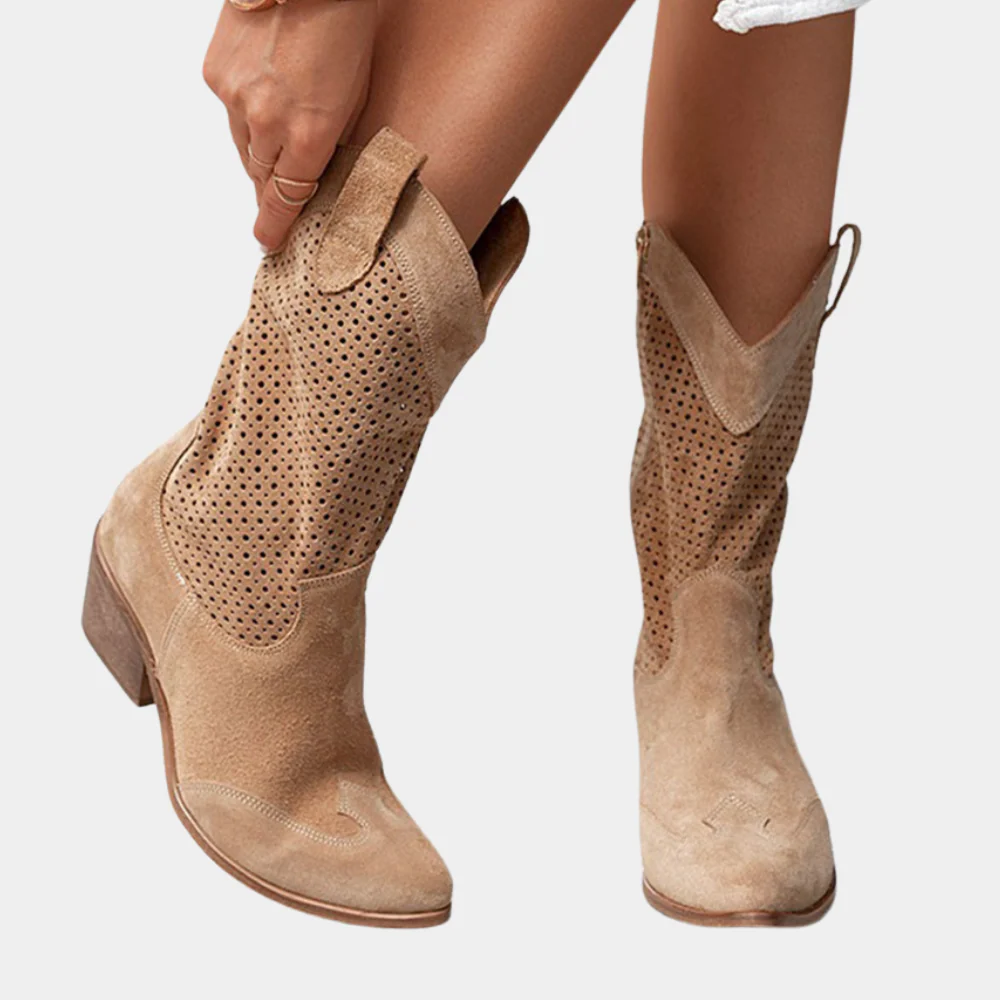 Heidi-Mode | Cowboystil Orthopädische Stiefel für Frauen Komfortabel & Modisch - Image 7