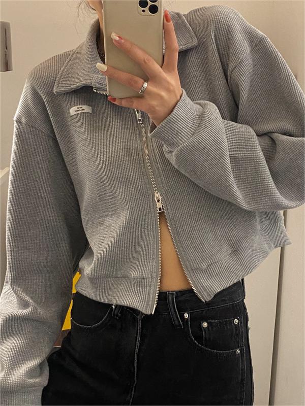 Heidi-Mode | Crop Jacke mit Reißverschluss - Image 2