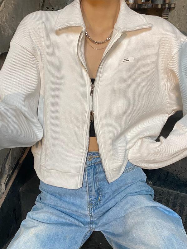 Heidi-Mode | Crop Jacke mit Reißverschluss - Image 4