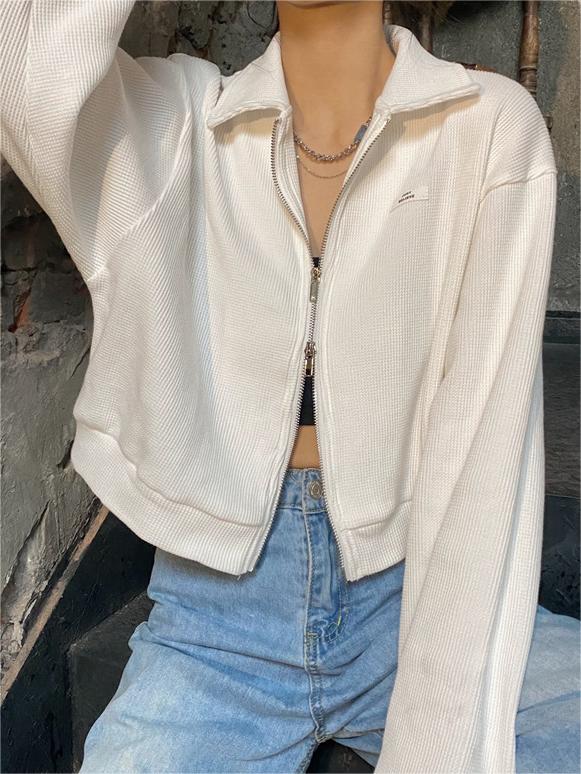 Heidi-Mode | Crop Jacke mit Reißverschluss - Image 5