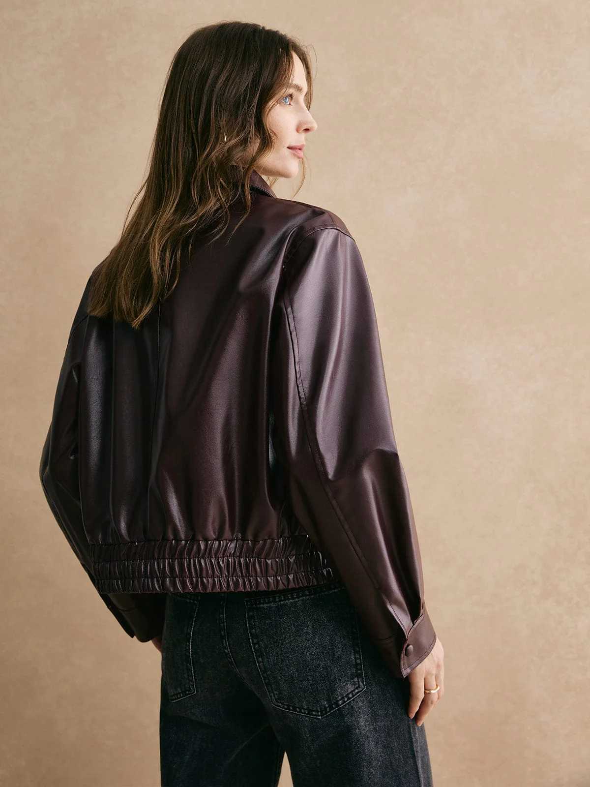Heidi-Mode | Cropped Lederjacke Modern, Elegant & Zeitlos - Image 2