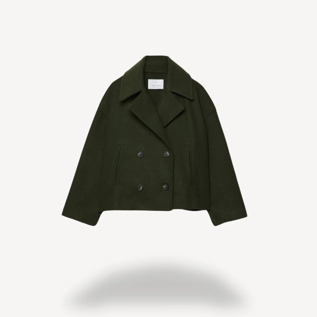 Heidi-Mode | Kürzerer Woll-Peacoat für Frauen