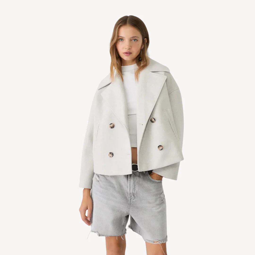 Heidi-Mode | Kürzerer Woll-Peacoat für Frauen - Image 7