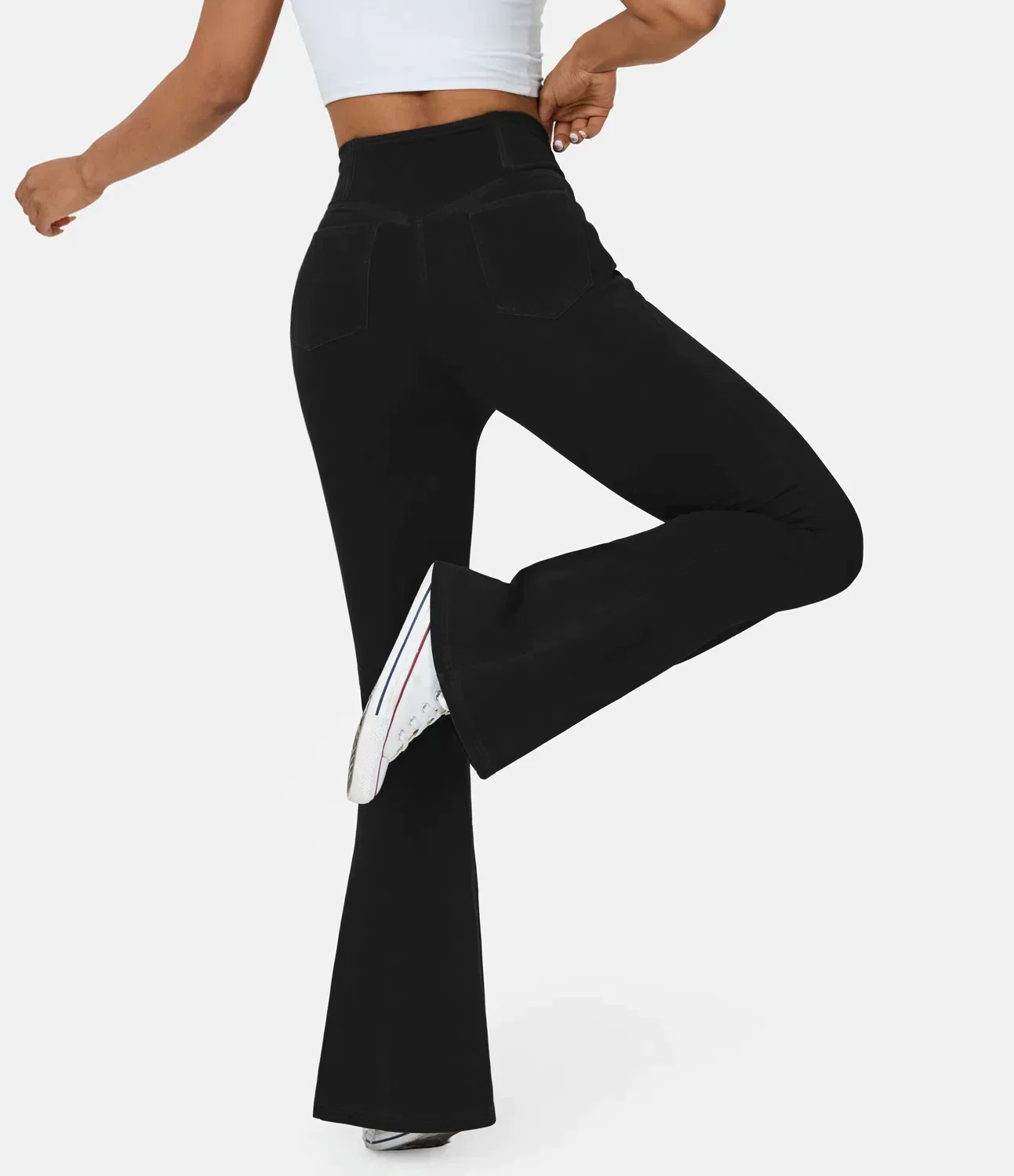 Heidi-Mode | Crossover Jeans mit Hoher Taille - Image 7