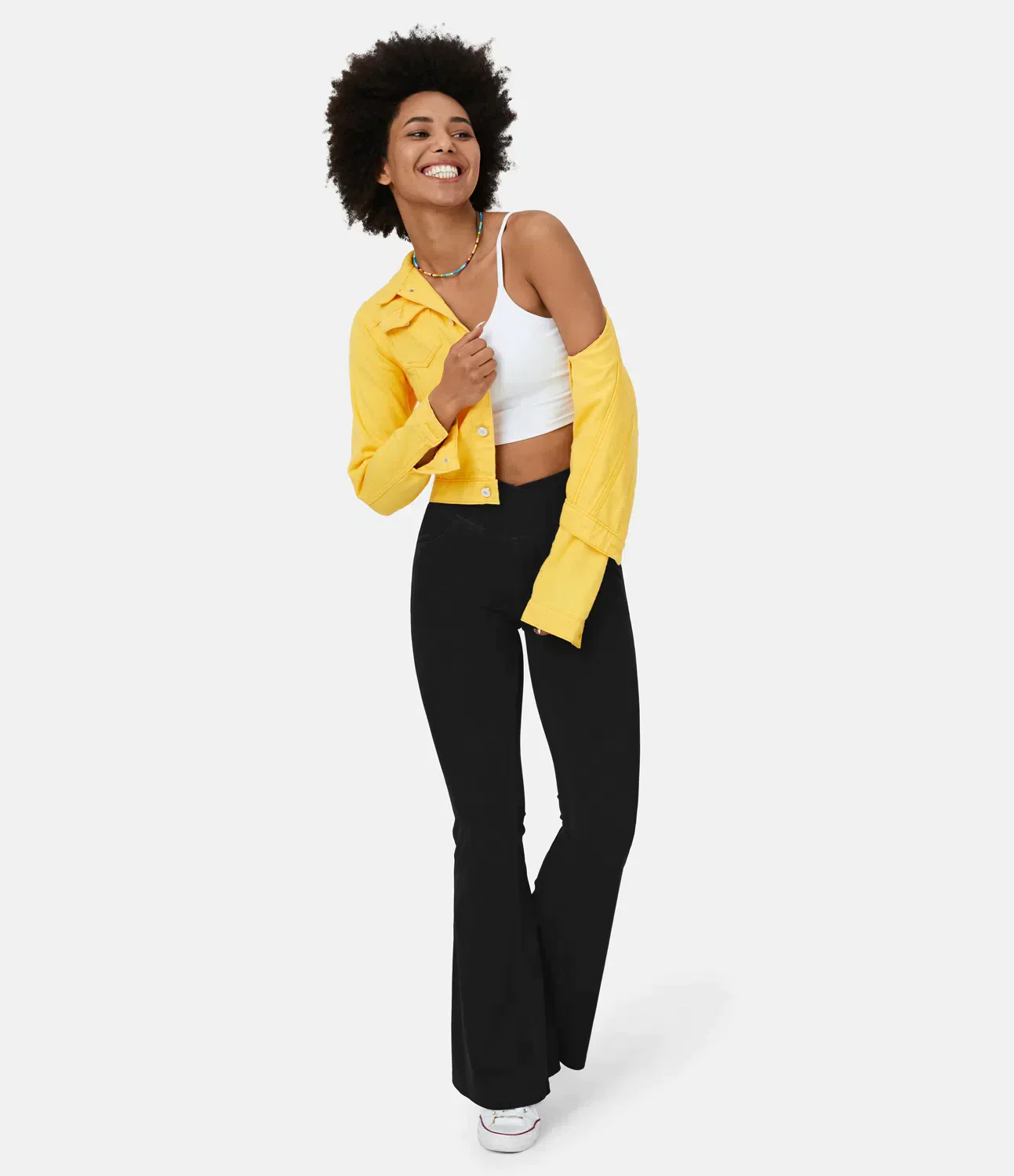 Heidi-Mode | Crossover Jeans mit Hoher Taille - Image 8