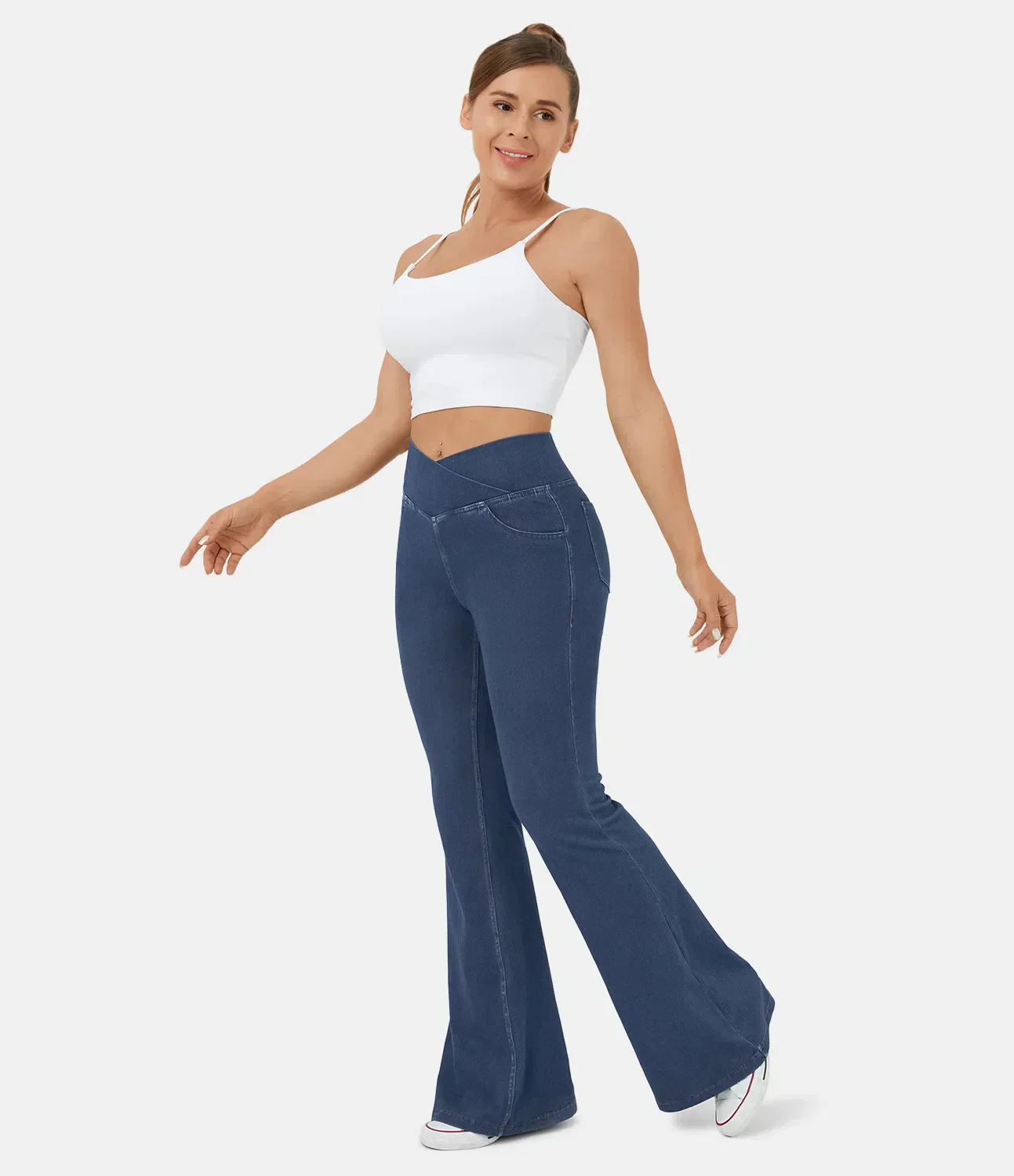 Heidi-Mode | Crossover Jeans mit Hoher Taille - Image 9