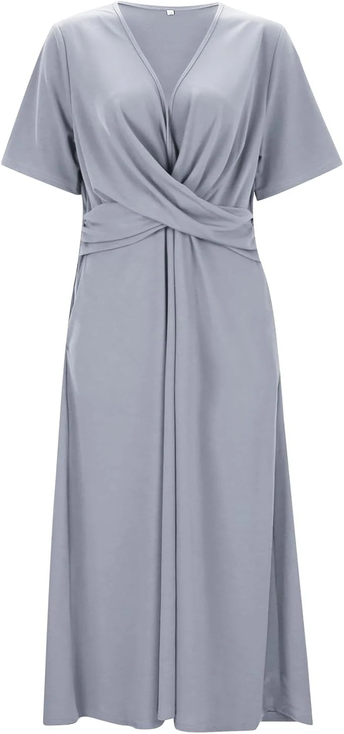 Heidi-Mode | Crossover Midikleid für Damen - Image 7