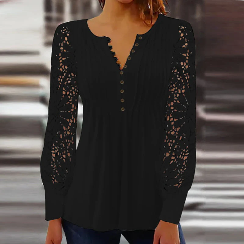 Heidi-Mode | Elegante Bluse mit Langen Ärmeln - Image 2