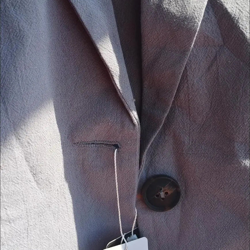 Heidi-Mode | Daly Chic Minimalist Leinen Blazer - Image 4