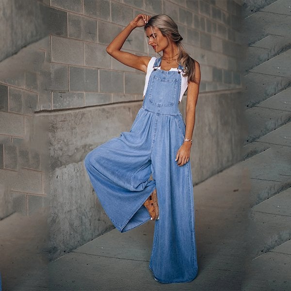 Heidi-Mode | Damen Denim Overall - Image 3