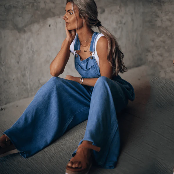 Heidi-Mode | Damen Denim Overall - Image 6