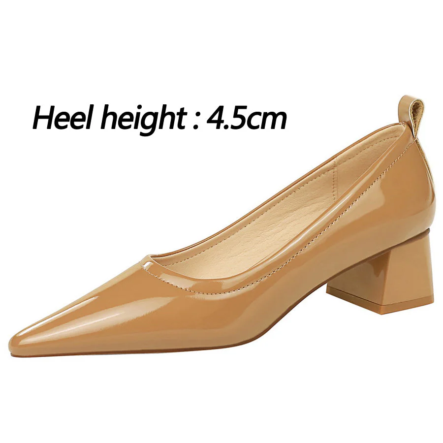Heidi-Mode | Damen High Heels Spitz Professionelle Ol Damen Schuhe 4.5Cm - Image 12