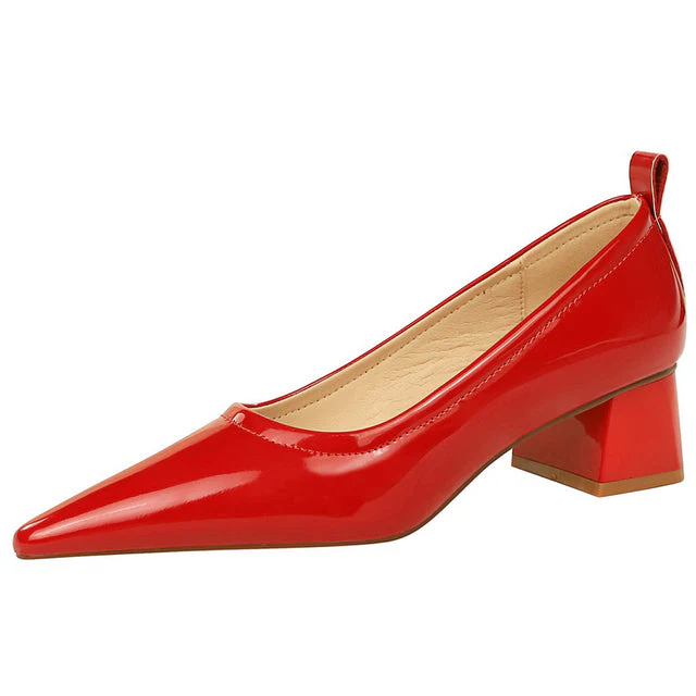 Heidi-Mode | Damen High Heels Spitz Professionelle Ol Damen Schuhe 4.5Cm - Image 14