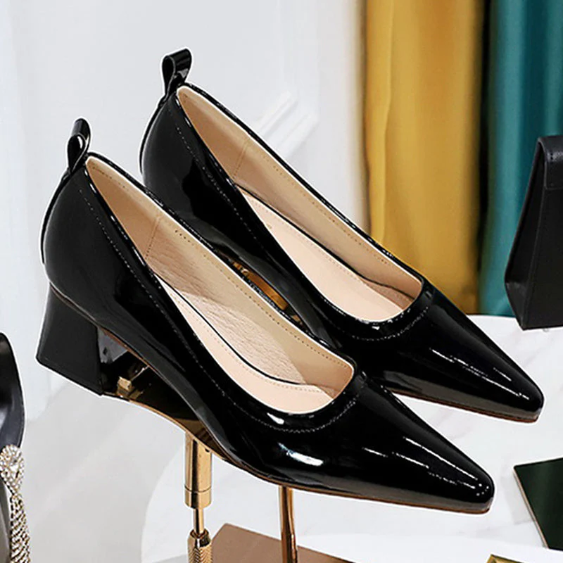 Heidi-Mode | Damen High Heels Spitz Professionelle Ol Damen Schuhe 4.5Cm - Image 19