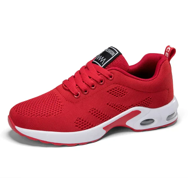 Heidi-Mode | Damen Atmungsaktive Leichte Weiße Laufschuhe - Image 10