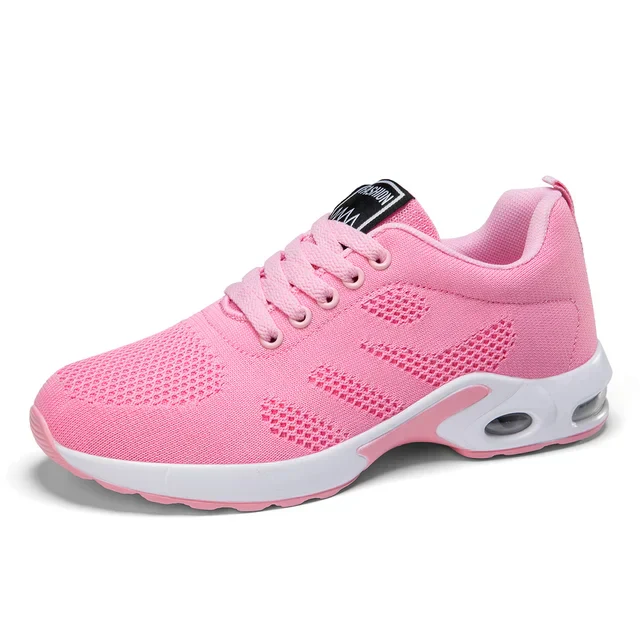 Heidi-Mode | Damen Atmungsaktive Leichte Weiße Laufschuhe - Image 8