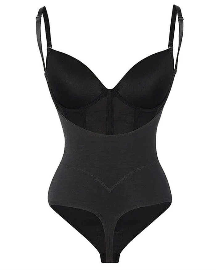 Heidi-Mode | Damen Bauch Kontrolle Tanga Schiere Mesh Korsett Top Rückenfrei Bodysuit - Image 5