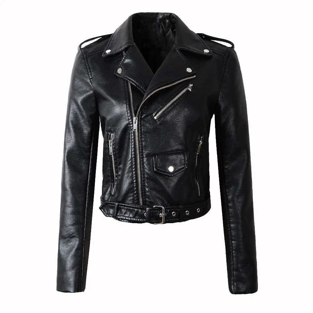 Heidi-Mode | Damen Biker Vegan-lederjacke - Image 5