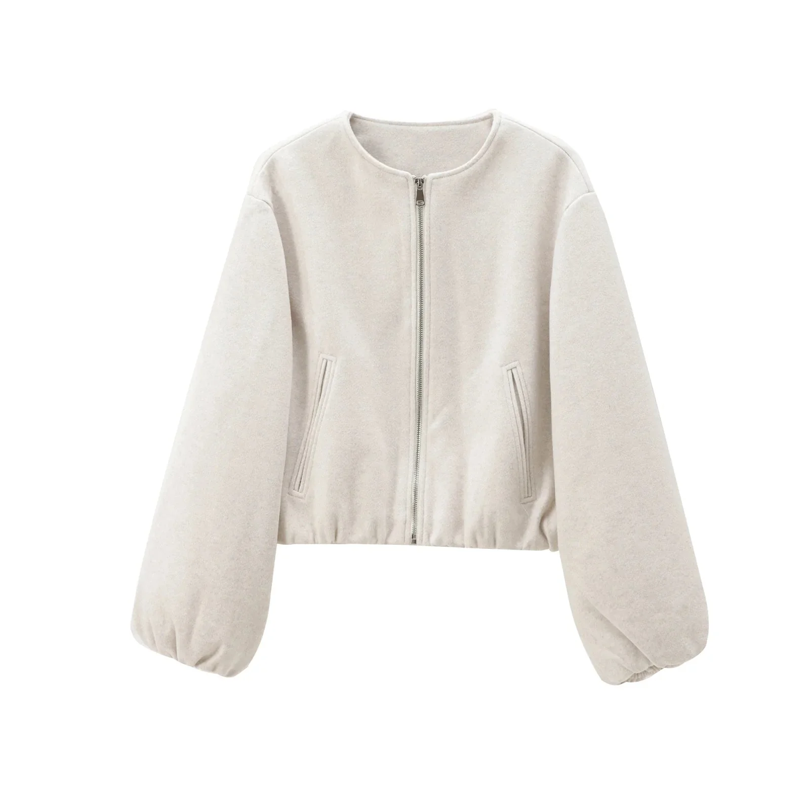 Heidi-Mode | Damen Bomberjacke mit Reißverschluss und elastischer Passform - Image 8