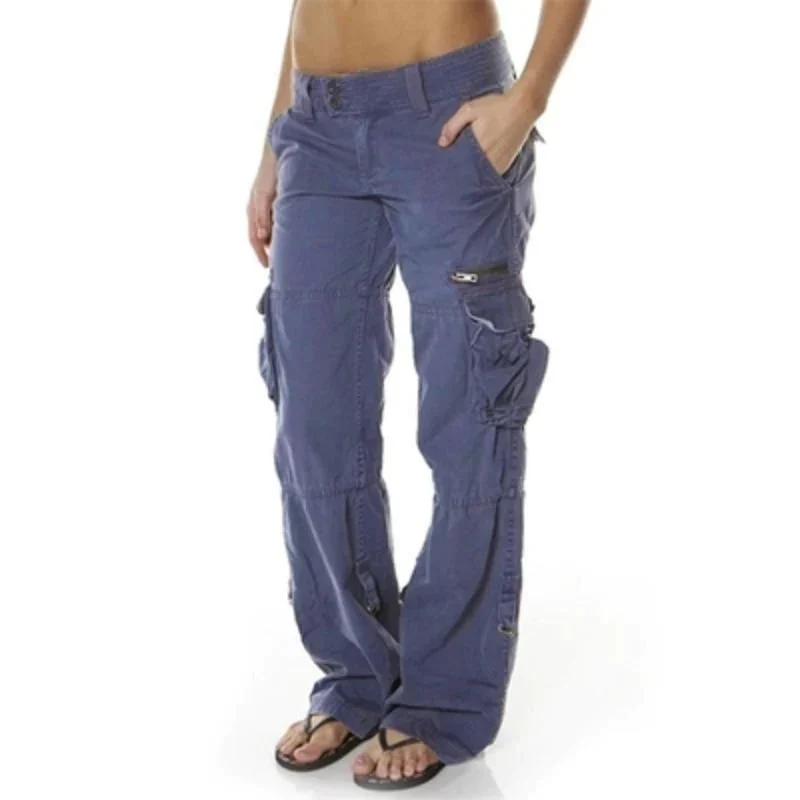 Heidi-Mode | Damen Cargo Hose In Schwarz - Image 3
