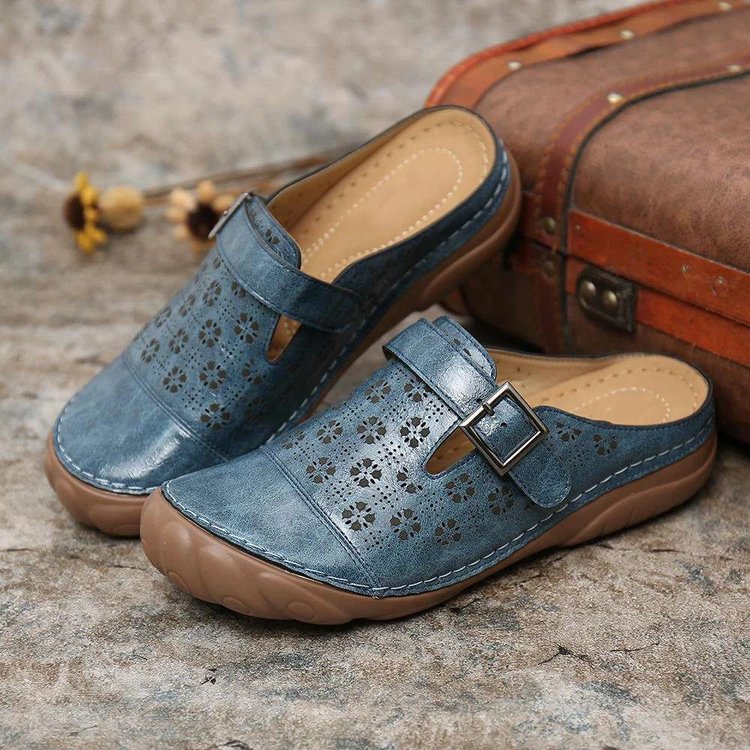 Heidi-Mode | Damen Clogs Aus Leder Weite Passform Leicht - Image 10