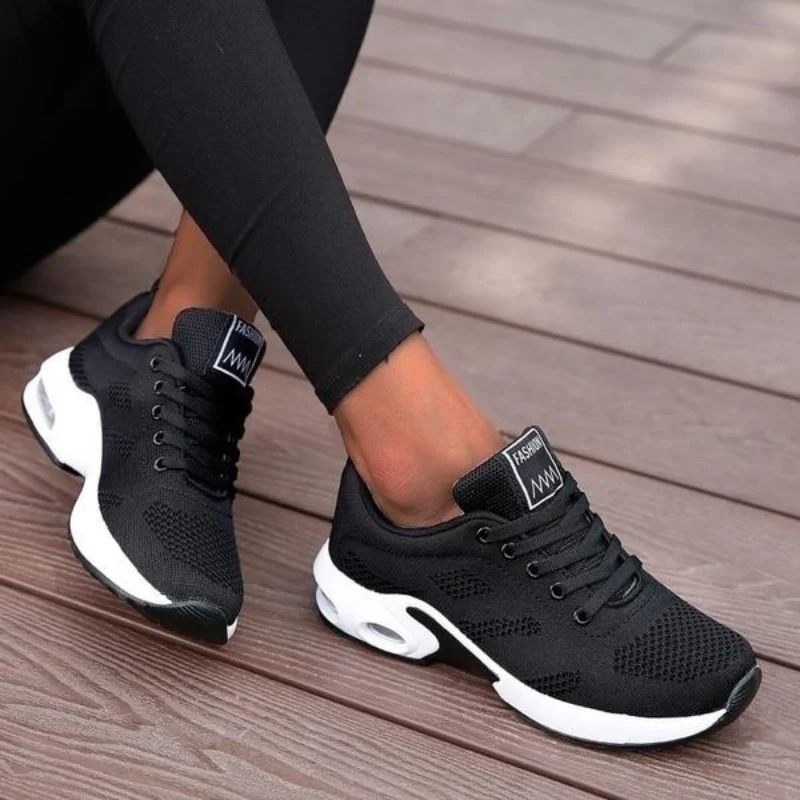 Heidi-Mode | Damen Fitness Sportschuhe Schwarz
