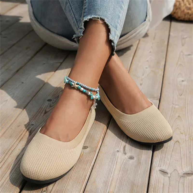 Heidi-Mode | Damen Flache Schuhe Modisch Elegant
