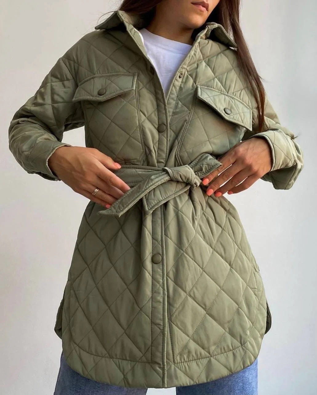 Heidi-Mode | Damen Gepolsterter Mantel Trenchcoat - Image 11