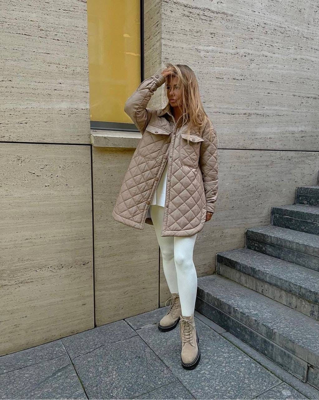Heidi-Mode | Damen Gepolsterter Mantel Trenchcoat - Image 9