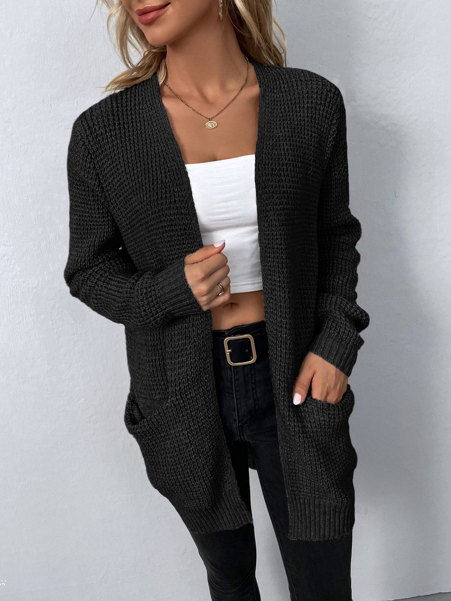 Heidi-Mode | Damen Heidi-Mode | mit Langen Ärmeln, Offener Front und Taschen - Image 7