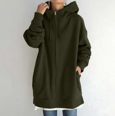 Heidi-Mode | Damen-Hoodie mit Reißverschluss für Herbst/Winter - Image 13
