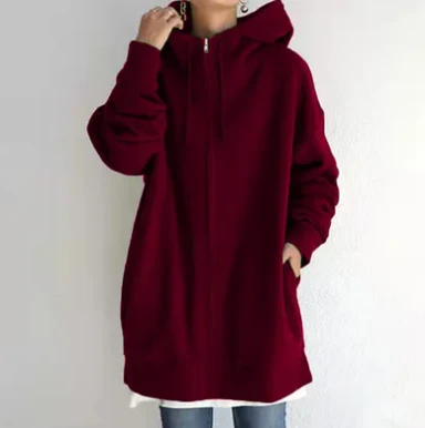Heidi-Mode | Damen-Hoodie mit Reißverschluss für Herbst/Winter - Image 16