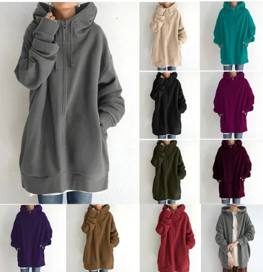 Heidi-Mode | Damen-Hoodie mit Reißverschluss für Herbst/Winter - Image 2