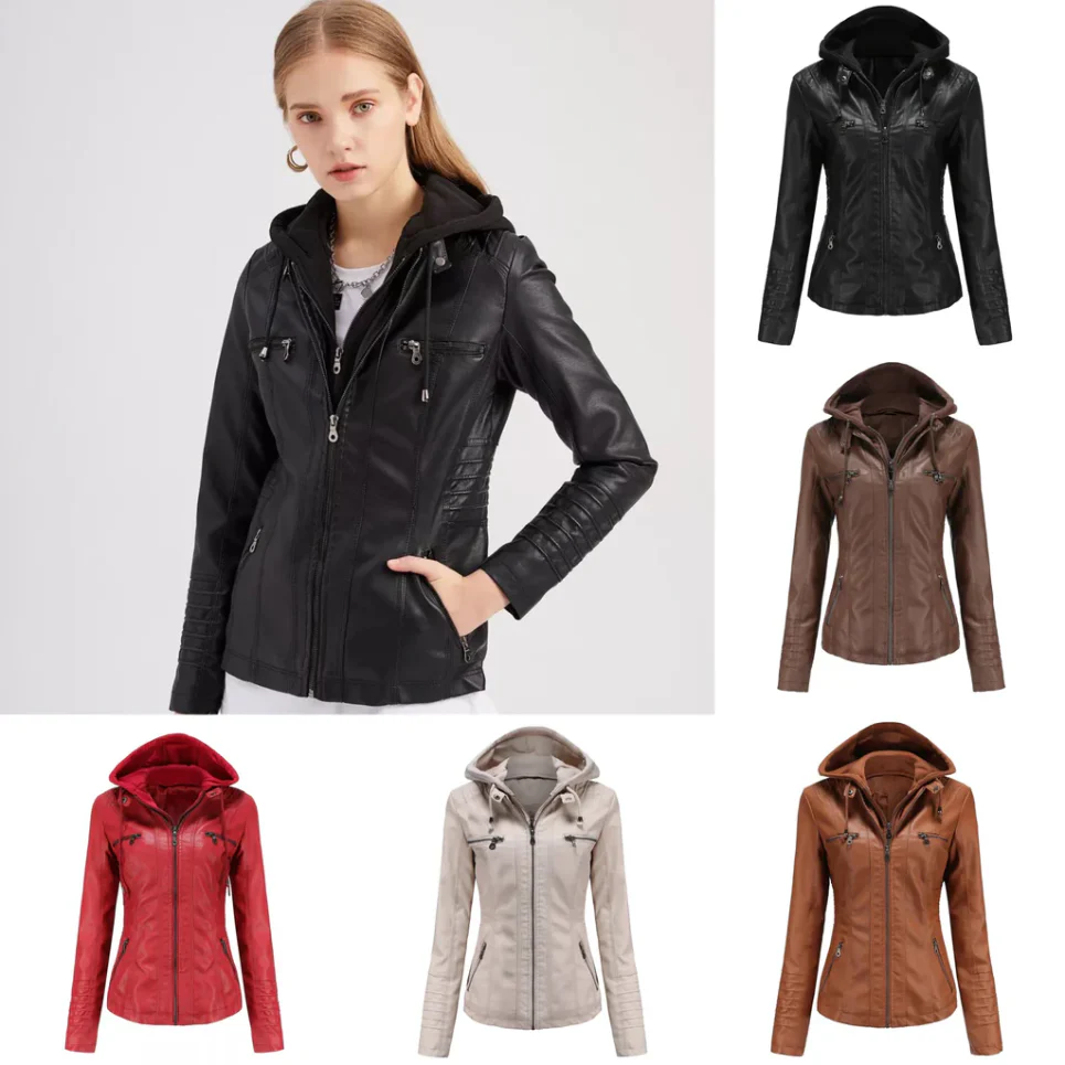 Heidi-Mode | Damen Jacke Stylisches Design, Bequeme Passform mit Taschen und Kapuze